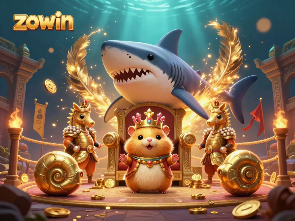 Engage with the exciting world of zowin through this vibrant underwater casino scene.