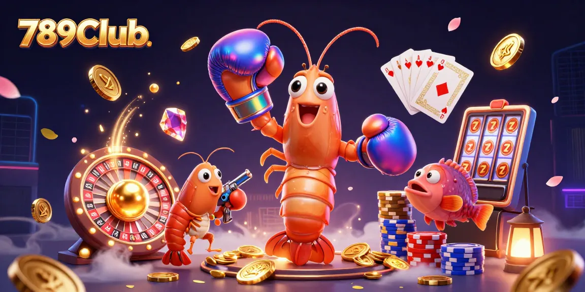 Engage in thrilling games at 789Club with dynamic characters and vibrant casino elements.