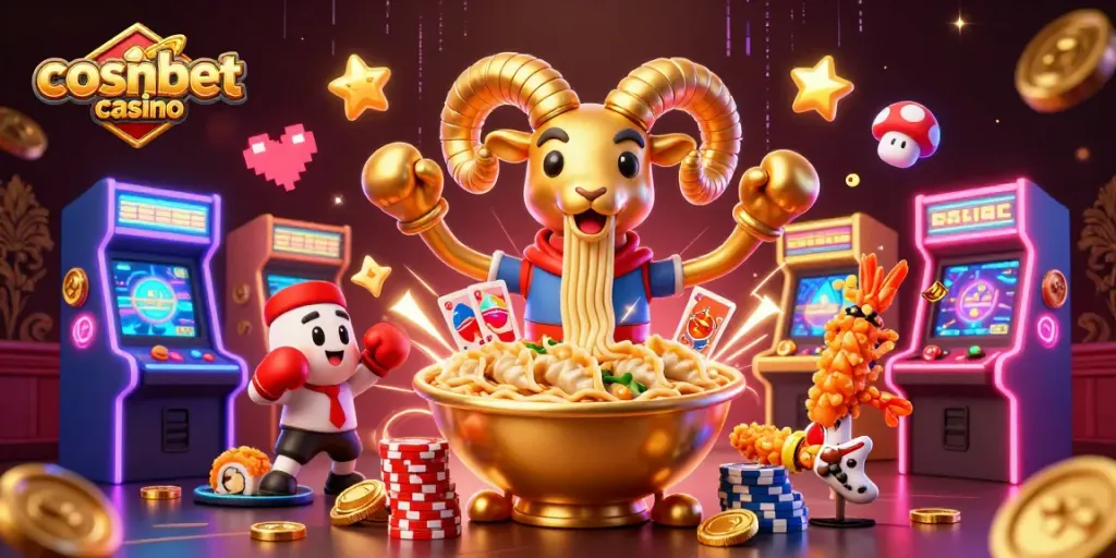 Engage with the thrilling cosmobet casino experience featuring lively characters and vibrant gaming elements.