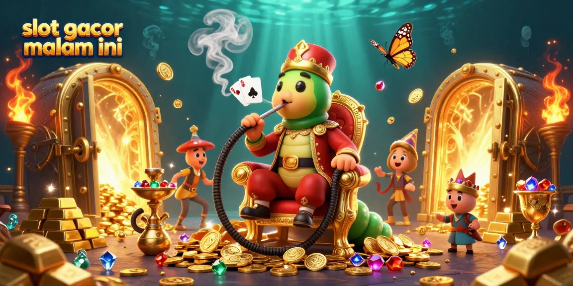 Experience the excitement of slot gacor malam ini with this immersive 3D illustration featuring vibrant casino elements.