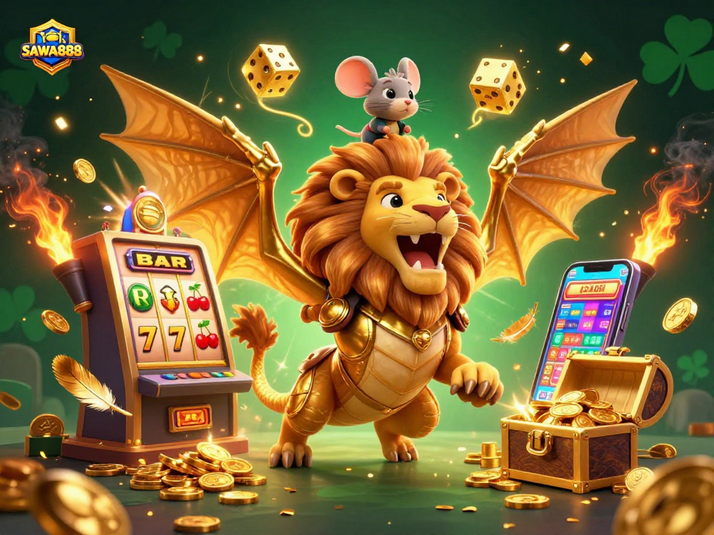Engage in thrilling victories with SAWA888's golden slot jackpots and exciting casino games.