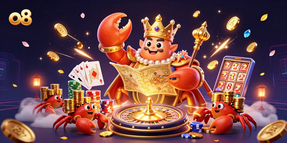 Experience thrilling gameplay at o8 with golden treasure and vibrant casino elements.